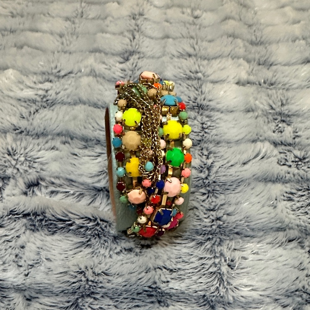 Bedazzled bracelet.